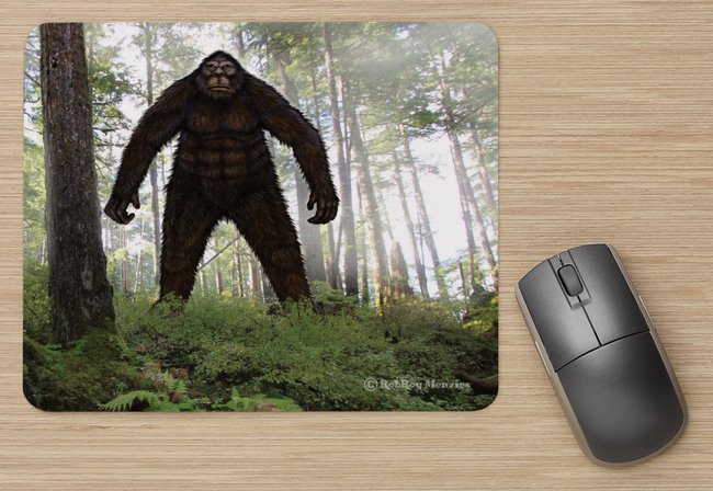 Bigfoot mouse pad.