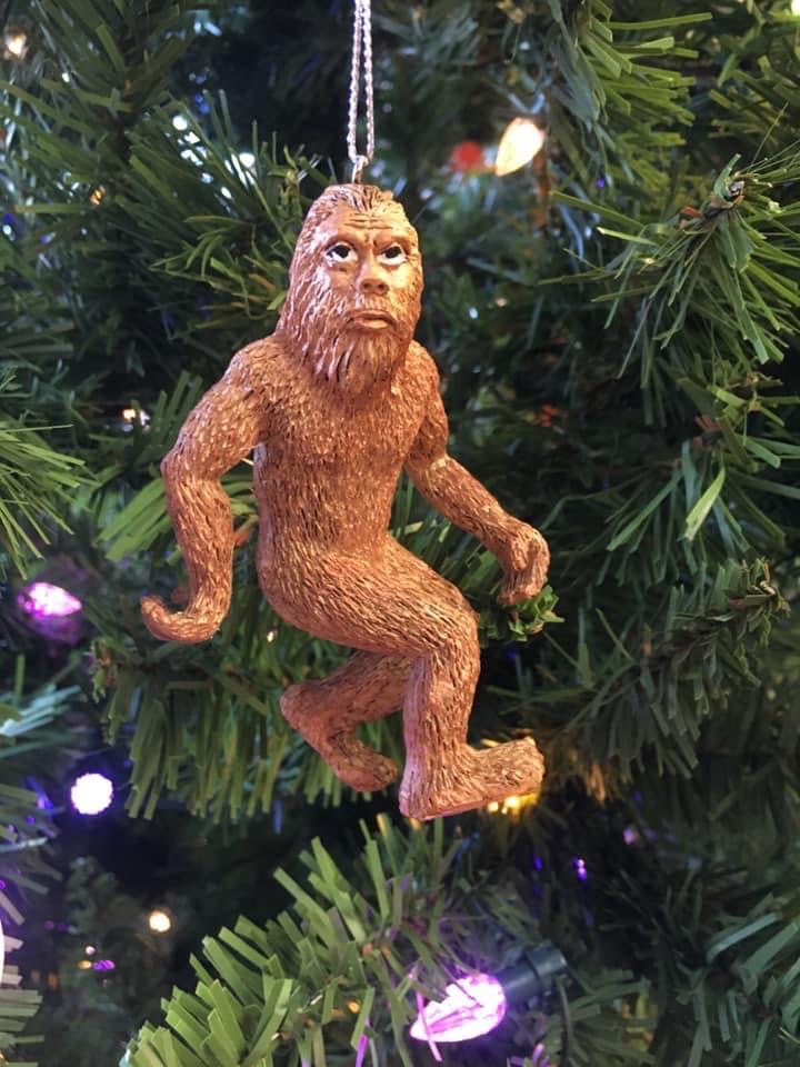 Bigfoot Art Gallery Christmas Ornament Bigfoot.