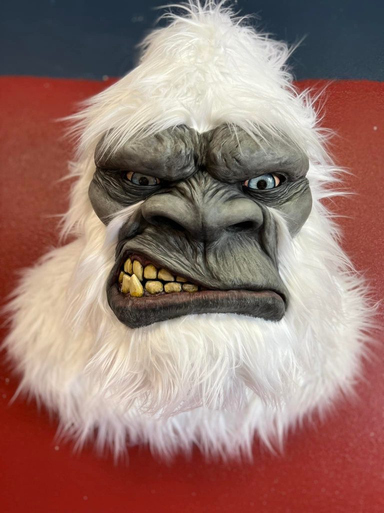 Photo of the Yeti bust named Bumble.